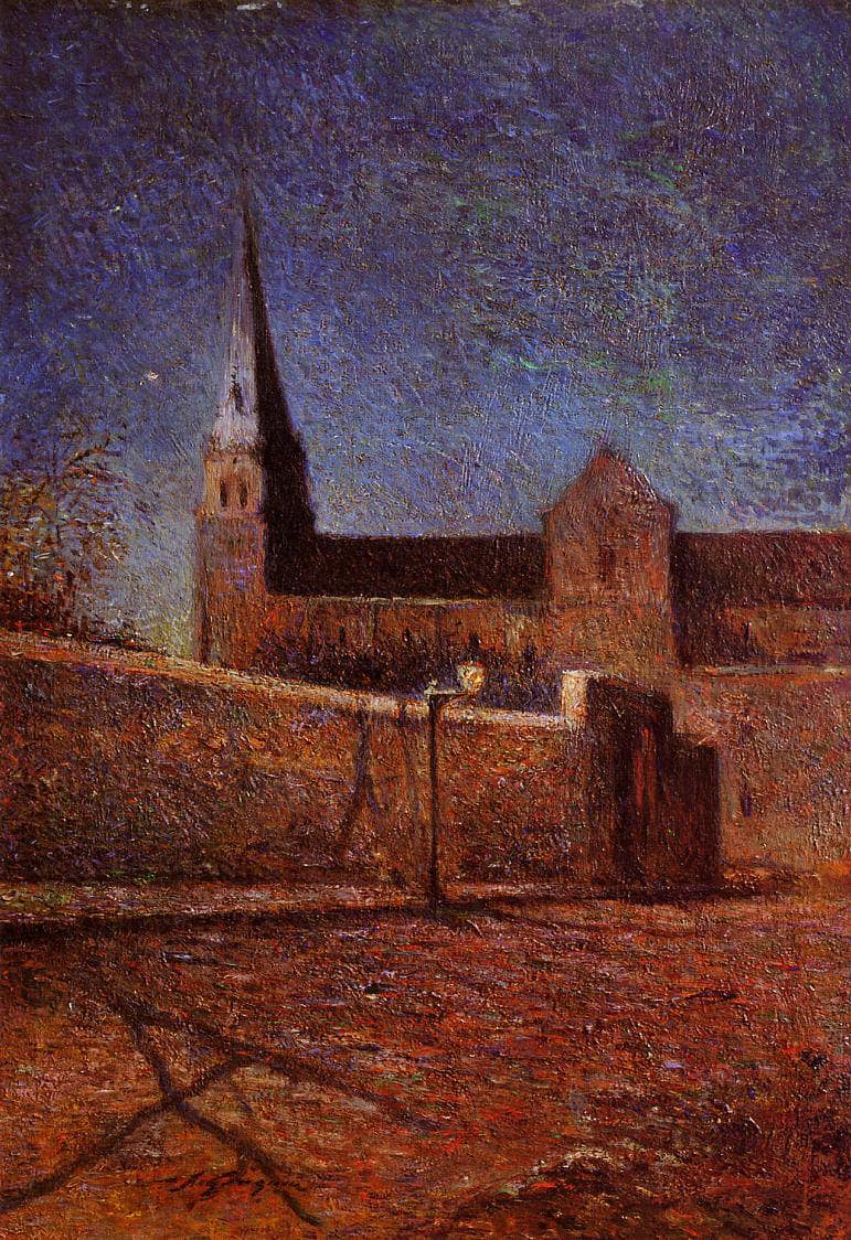 Vaugirard church by Paul Gauguin — Oil Painting Reproduction
