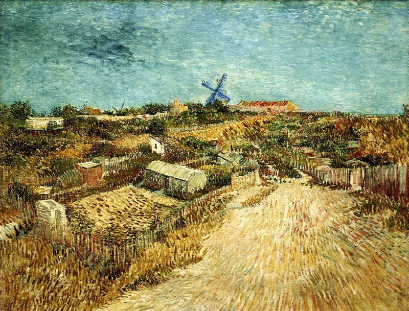 Vegetable Gardens in Montmartre by Vincent van Gogh — Oil Painting Reproduction