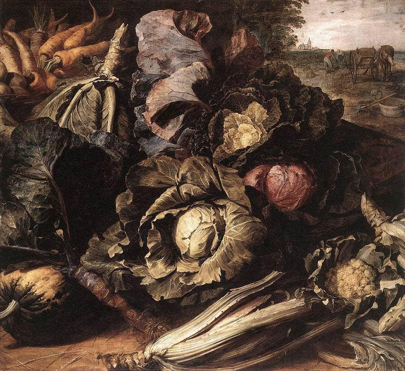 Vegetable Still Life by Frans Snyders — Oil Painting Reproduction