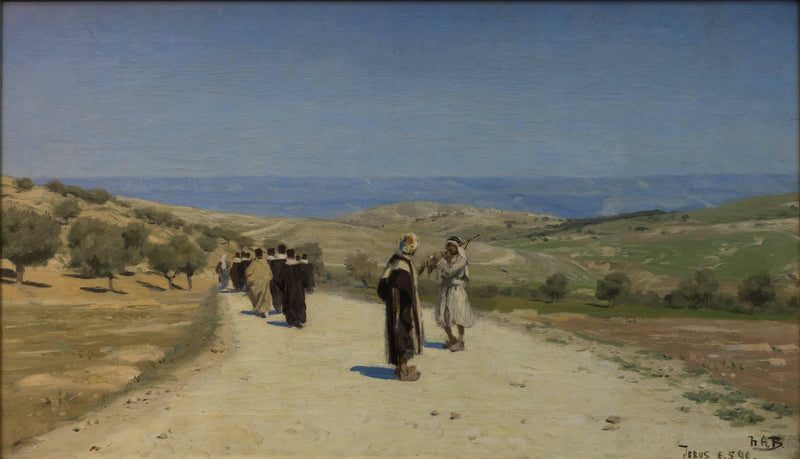 Vejen Til Betania by Hans Andersen Brendekilde — Oil Painting Reproduction