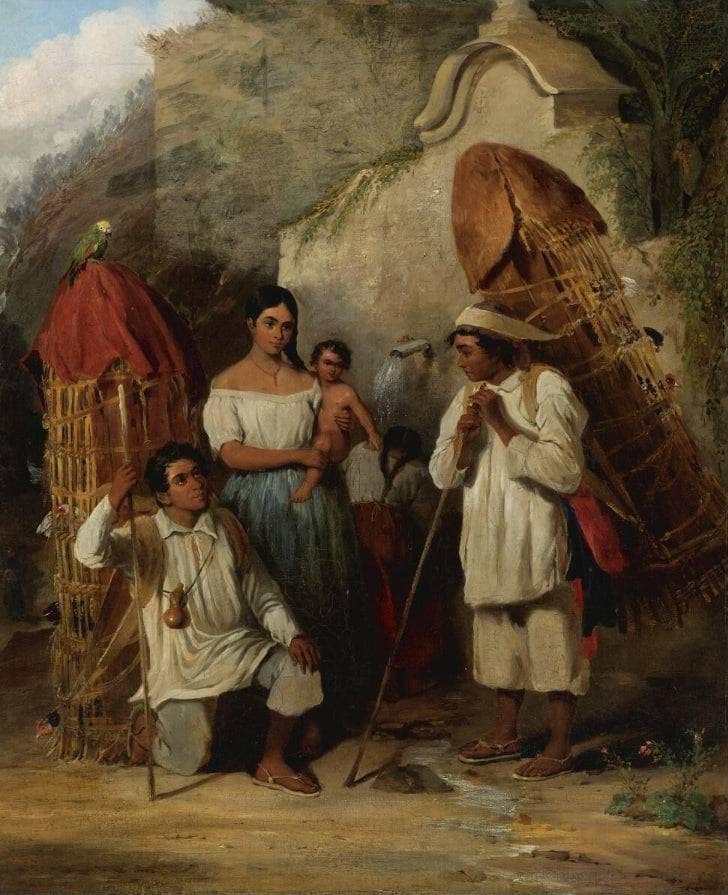 Vendedor De Gallinas Caraqueño by Ferdinand Bellermann — Oil Painting Reproduction