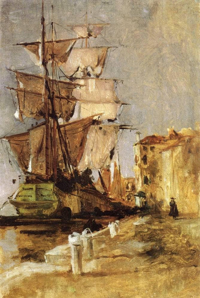 Venetian Sailing Vessel in apartment
