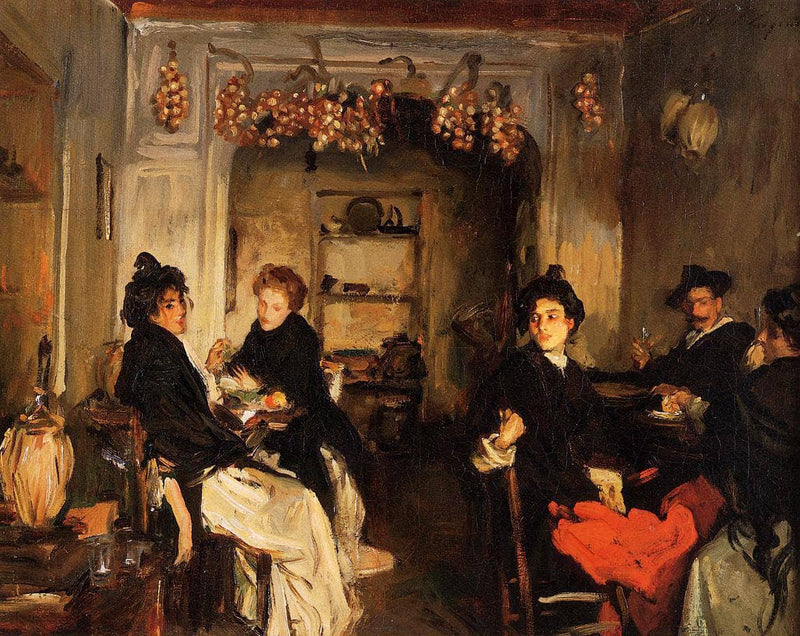 Venetian Wineshop by John Singer Sargent — Oil Painting Reproduction