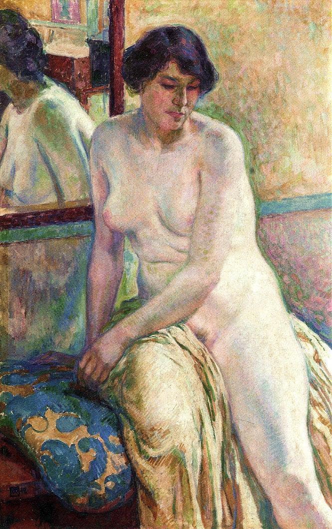 Venetian Woman (Marcella) by Theo van Rysselberghe — Oil Painting Reproduction