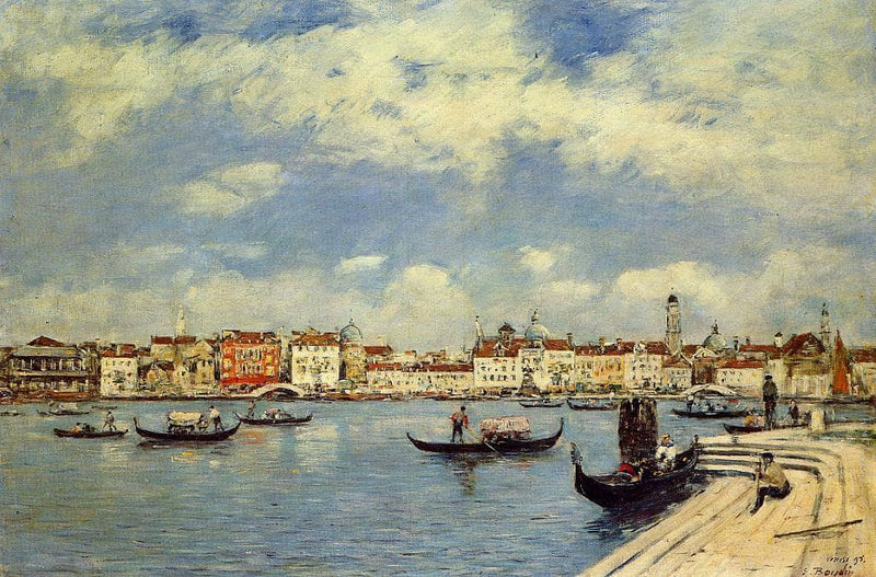 Venice by Eugene Boudin — Oil Painting Reproduction