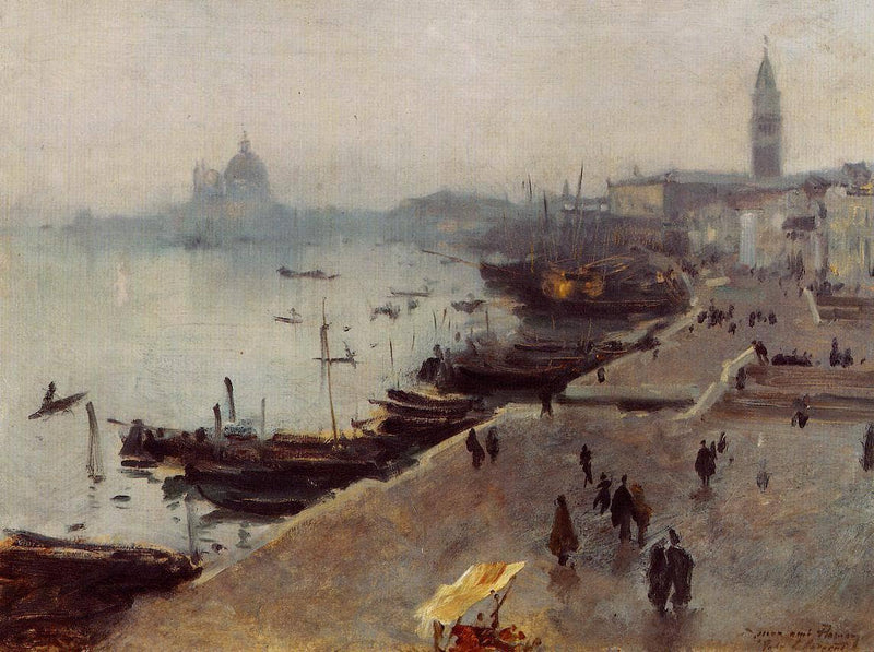 Venice in Grey Weather by John Singer Sargent — Oil Painting Reproduction