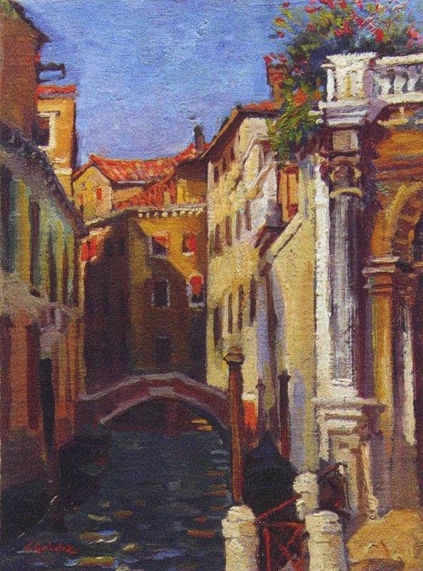 Venice by Konstantin Gorbatov — Oil Painting Reproduction