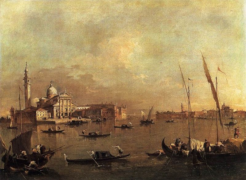 Venice: San Giorgio Maggiore by Francesco Guardi — Oil Painting Reproduction