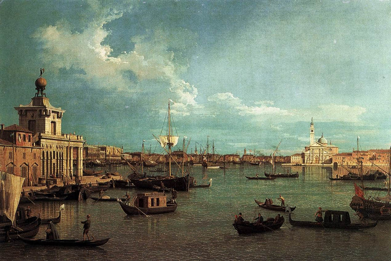 Venice: The Basin from the Giudecca by Canaletto — Oil Painting Reproduction