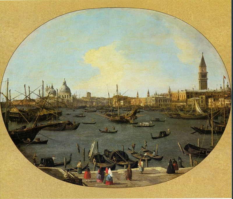 Venice Viewed from the San Giorgio Maggiore by Canaletto — Oil Painting Reproduction