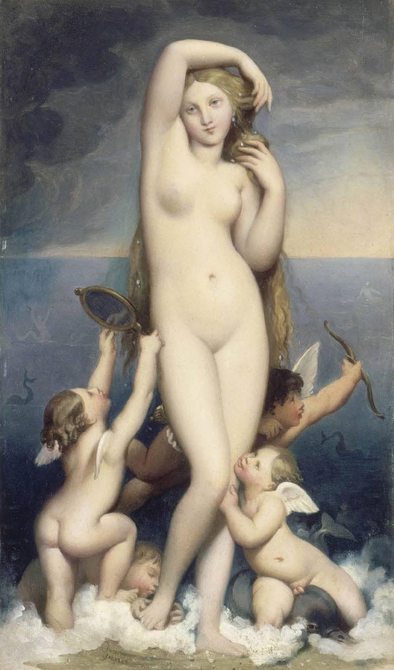 Venus Anadyomene by Jean Auguste Dominique Ingres — Oil Painting Reproduction