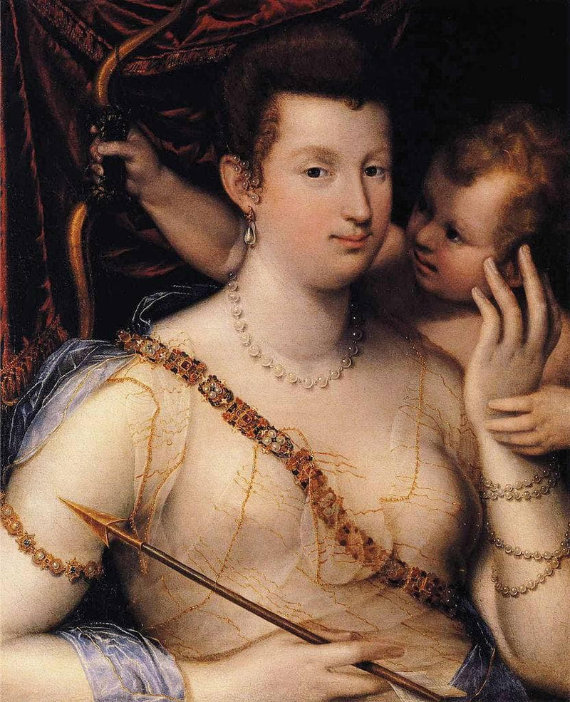 Venus and Cupid by Lavinia Fontana — Oil Painting Reproduction