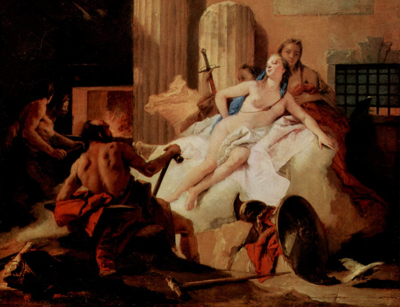 Venus and Vulcan by Giovanni Battista Tiepolo — Oil Painting Reproduction