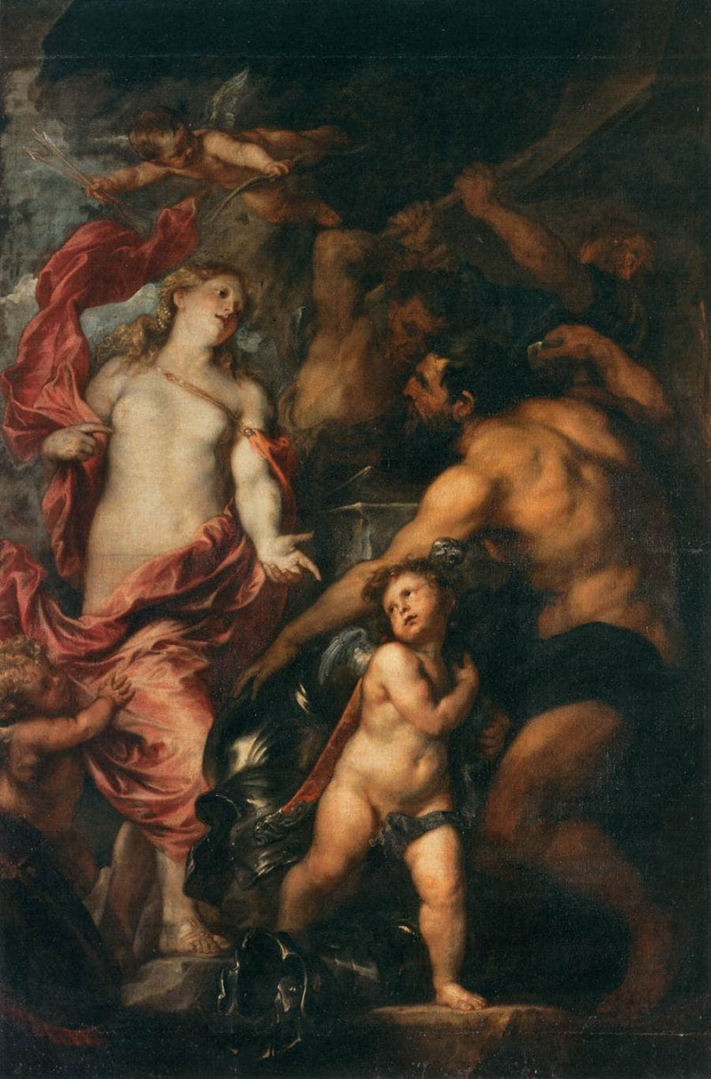Venus asking Vulcan for the Armour of Aeneas by Anthony van Dyck — Oil Painting Reproduction