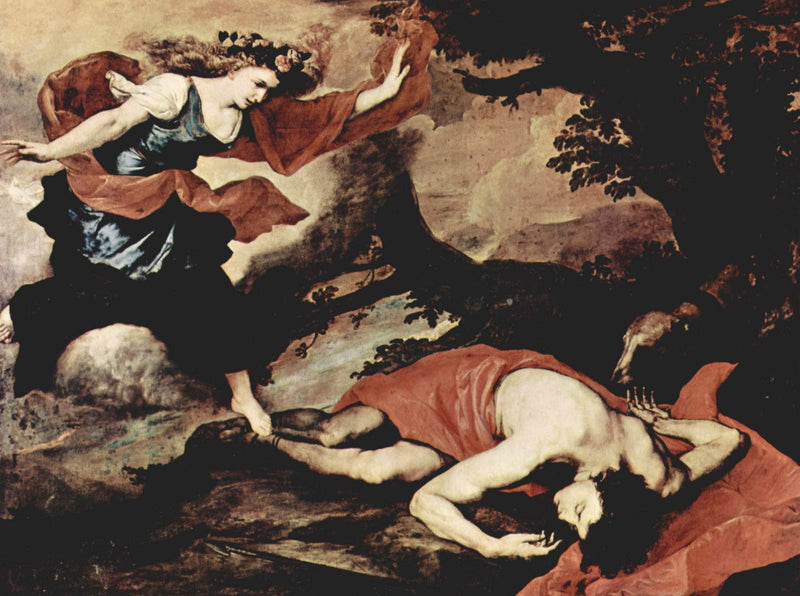 Venus und Adonis by Jusepe de Ribera — Oil Painting Reproduction