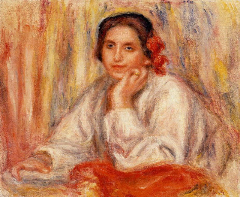 Vera Sertine Renoir by Pierre-Auguste Renoir — Oil Painting Reproduction