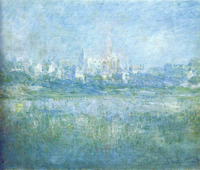 Vetheuil in the Fog by Claude Monet — Oil Painting Reproduction