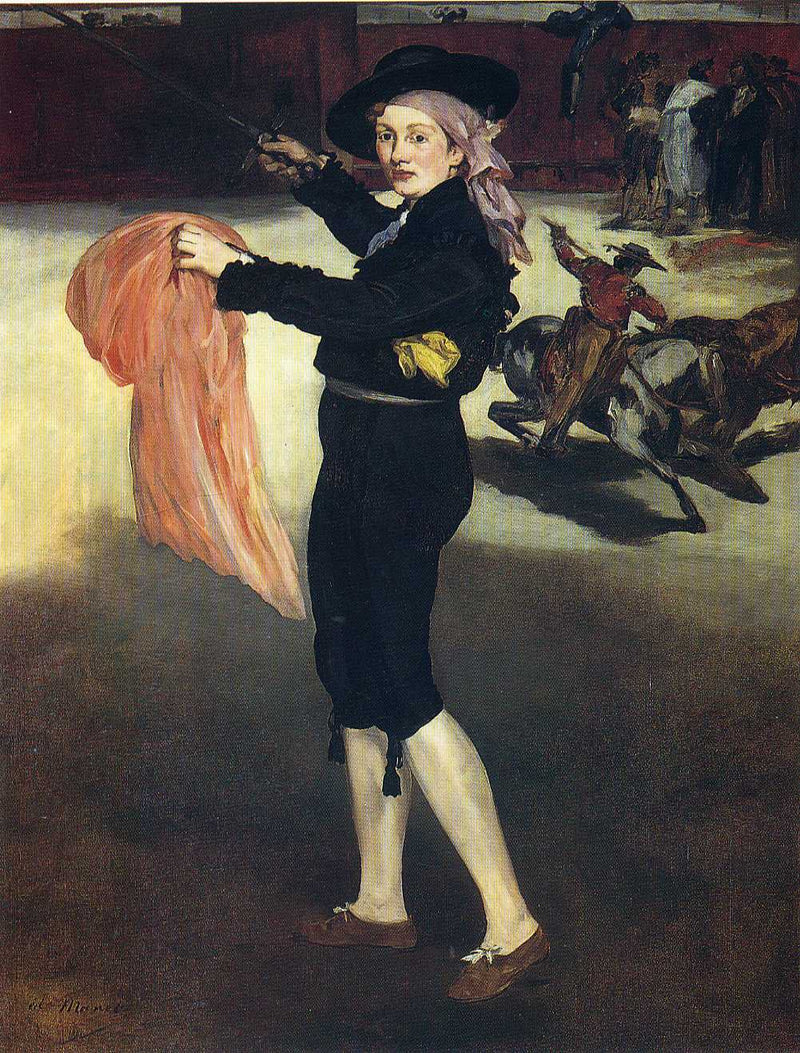 Victorine Meurent in the costume of an Espada by Edouard Manet — Oil Painting Reproduction