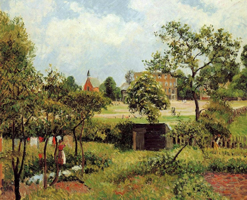 View Across Stamford Brook Common by Camille Pissarro — Oil Painting Reproduction