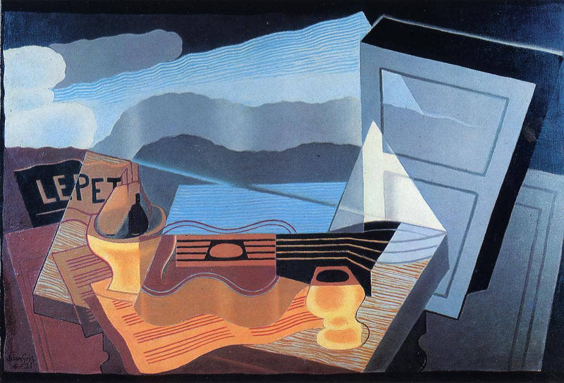 View across the Bay by Juan Gris — Oil Painting Reproduction