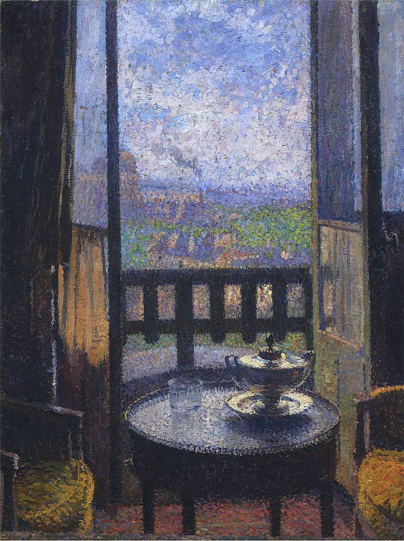 View from the Artist's Studio by Henri Martin — Oil Painting Reproduction