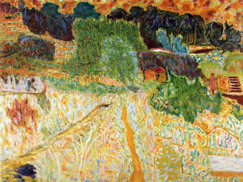 View from the Artist's Studio, Le Cannet by Pierre Bonnard — Oil Painting Reproduction