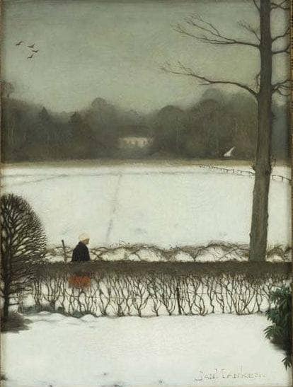 View from the studio in Eerbeek by Jan Mankes — Oil Painting Reproduction