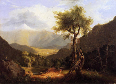 View in the White Mountains in living room