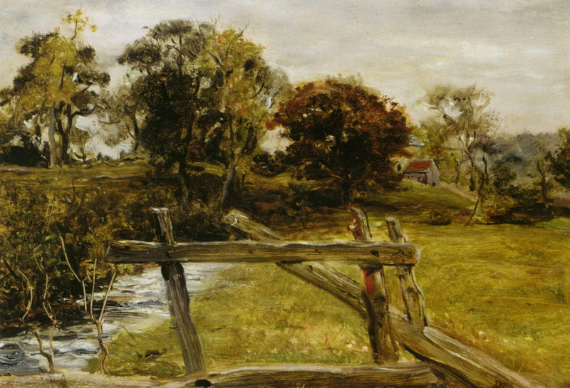 View Near Hampstead by John Everett Millais — Oil Painting Reproduction