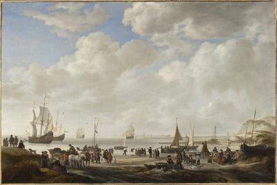 View of a Beach in dining room