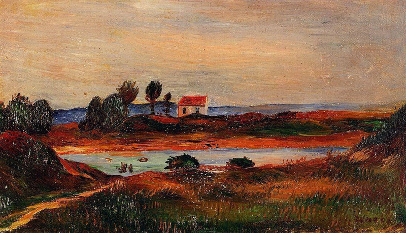 View of Brittany by Pierre-Auguste Renoir — Oil Painting Reproduction