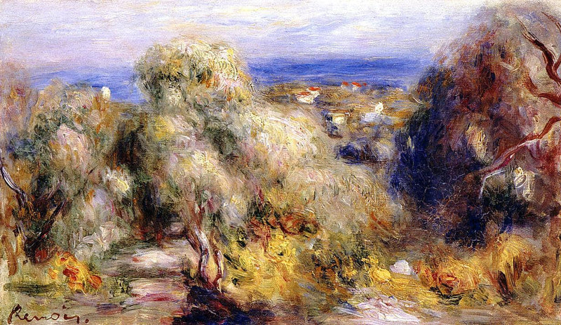 View of Cannet by Pierre-Auguste Renoir — Oil Painting Reproduction