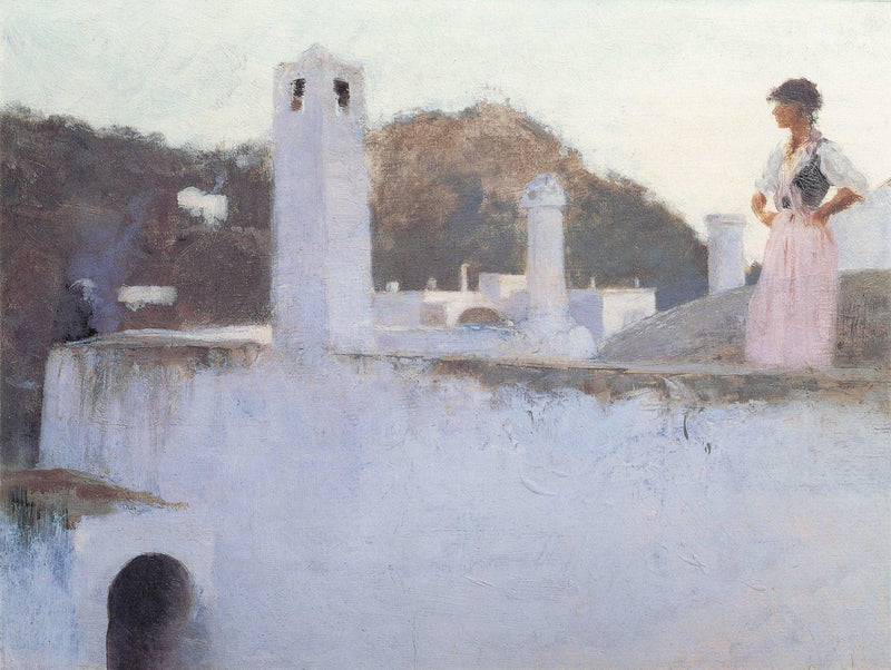 View of Capri by John Singer Sargent — Oil Painting Reproduction