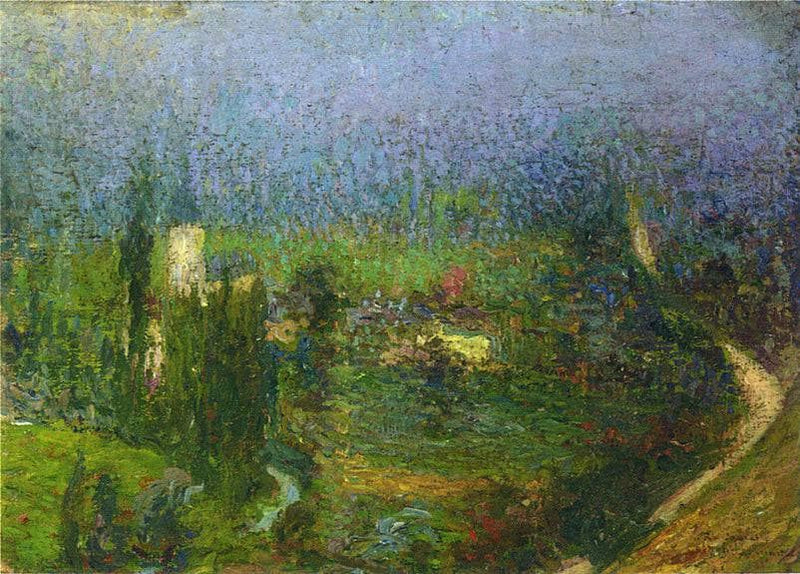 View of Labastide du Vert by Henri Martin — Oil Painting Reproduction