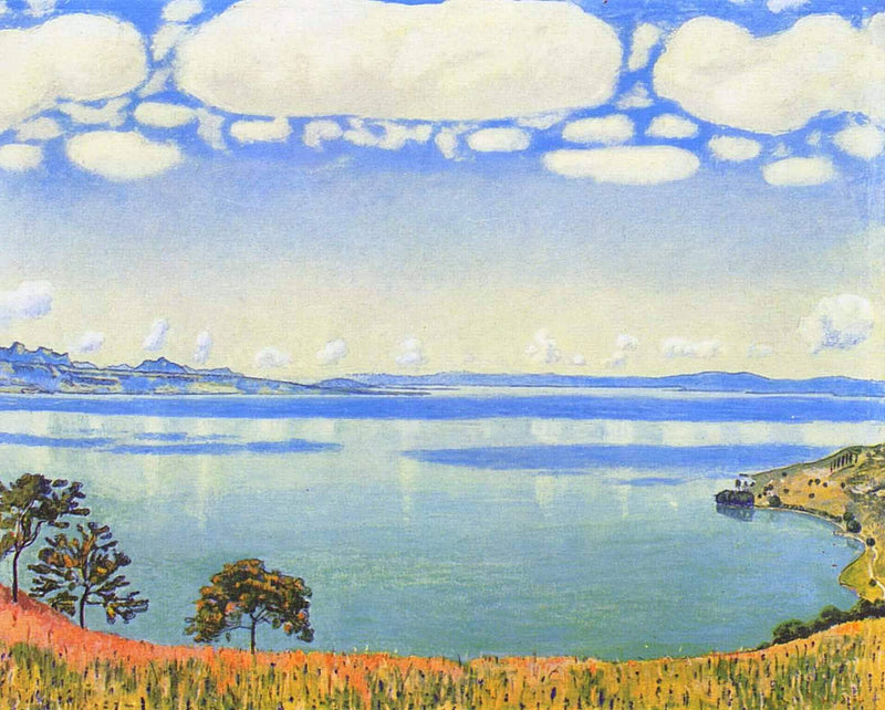 View of Lake Leman from Chexbres by Ferdinand Hodler — Oil Painting Reproduction