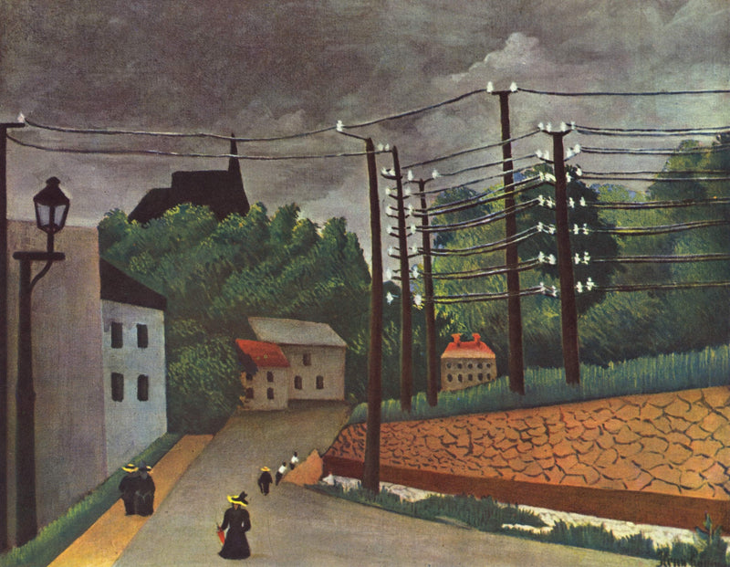 View of Malakoff Hauts de Seine by Henri Rousseau — Oil Painting Reproduction