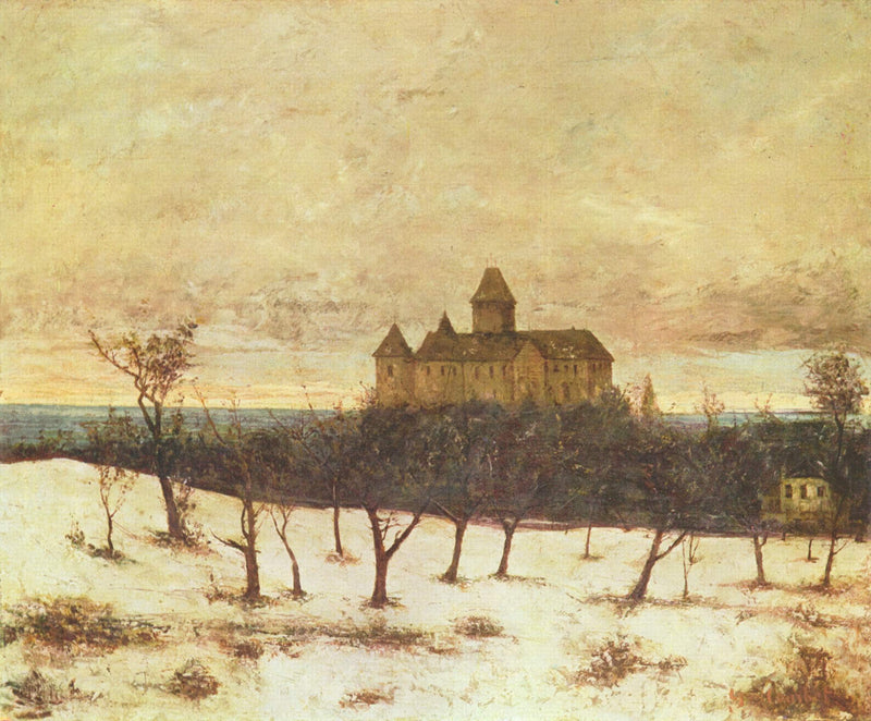 View of Neuenburger by Gustave Courbet — Oil Painting Reproduction