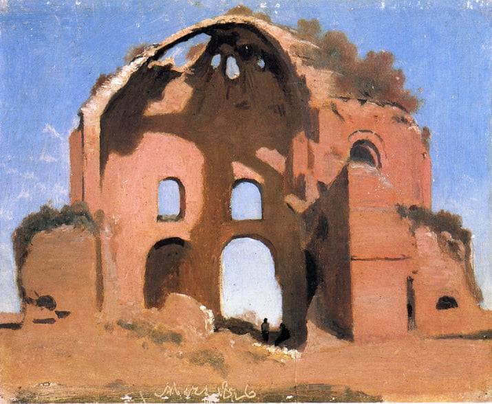View of Pincio, Italy by Camille Corot — Oil Painting Reproduction