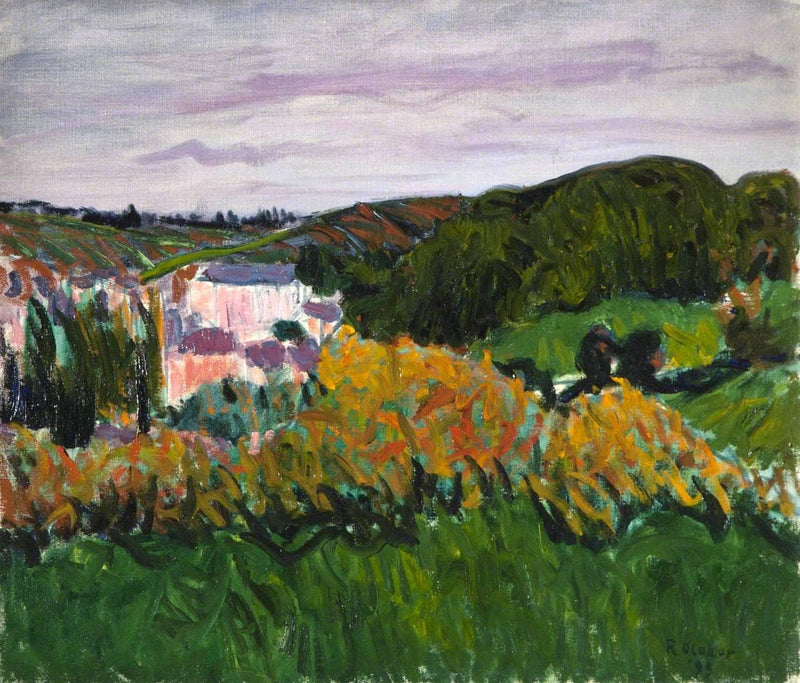 View of Pont Aven by Roderic O'Conor — Oil Painting Reproduction