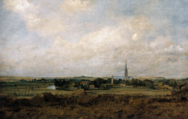 View of Salisbury by John Constable — Oil Painting Reproduction