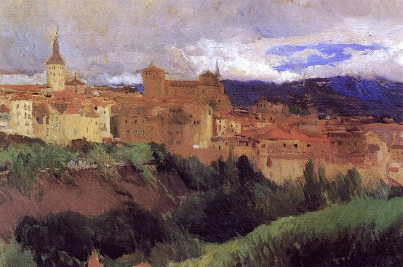 View of Segovia by Joaquín Sorolla — Oil Painting Reproduction