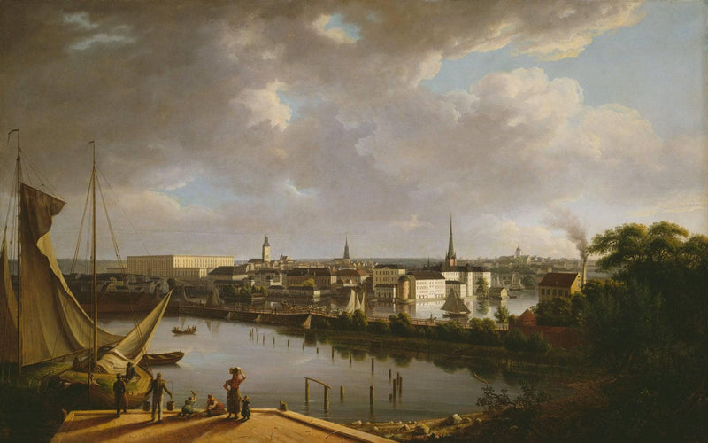 View of Stockholm by Thomas Fearnley — Oil Painting Reproduction