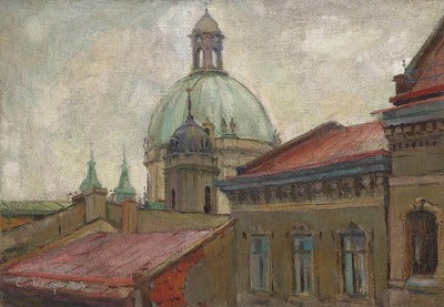View of the Ivanovo Monastery, Moscow. in hallway