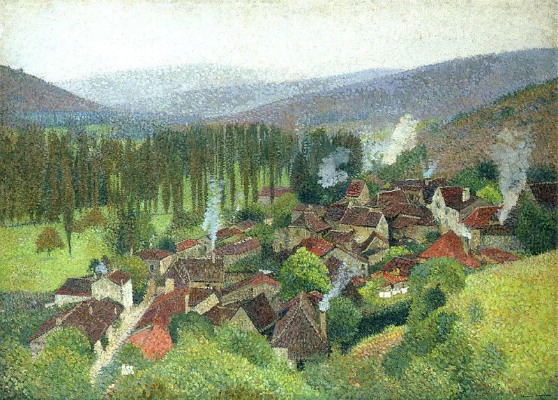 View of the Terrasse de Marquayrol, Labastide du Vert by Henri Martin — Oil Painting Reproduction