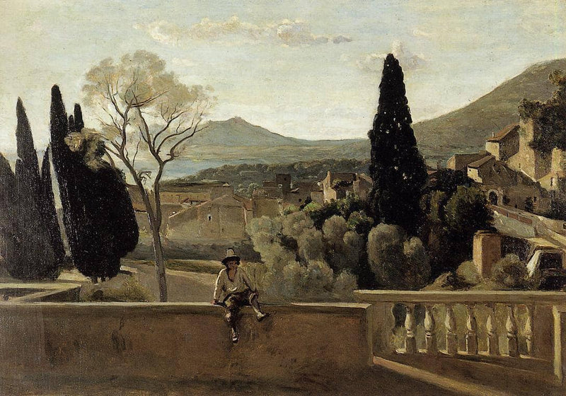 View of Tivoli (after Corot) by Berthe Morisot — Oil Painting Reproduction