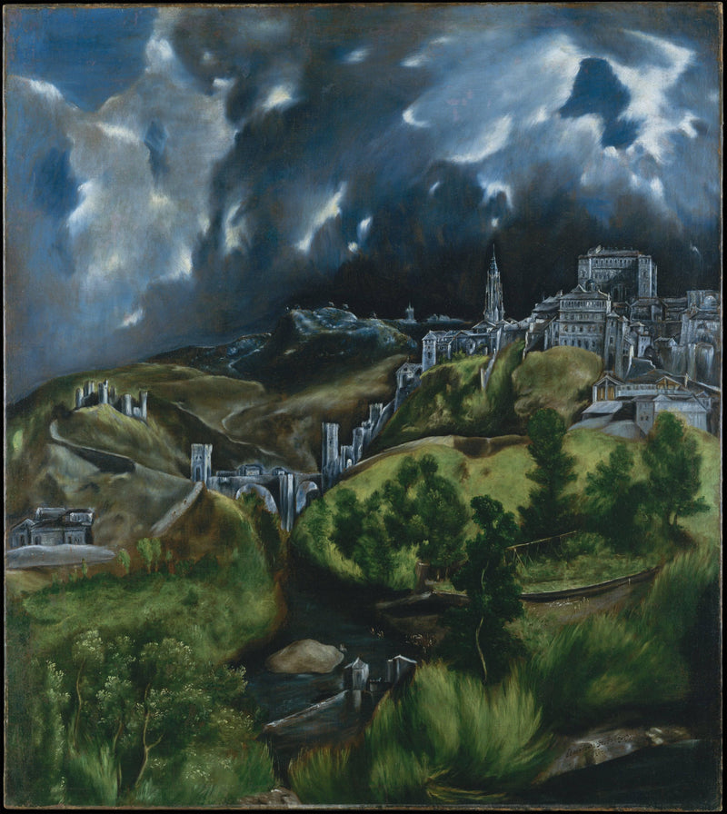 View of Toledo by El Greco — Oil Painting Reproduction
