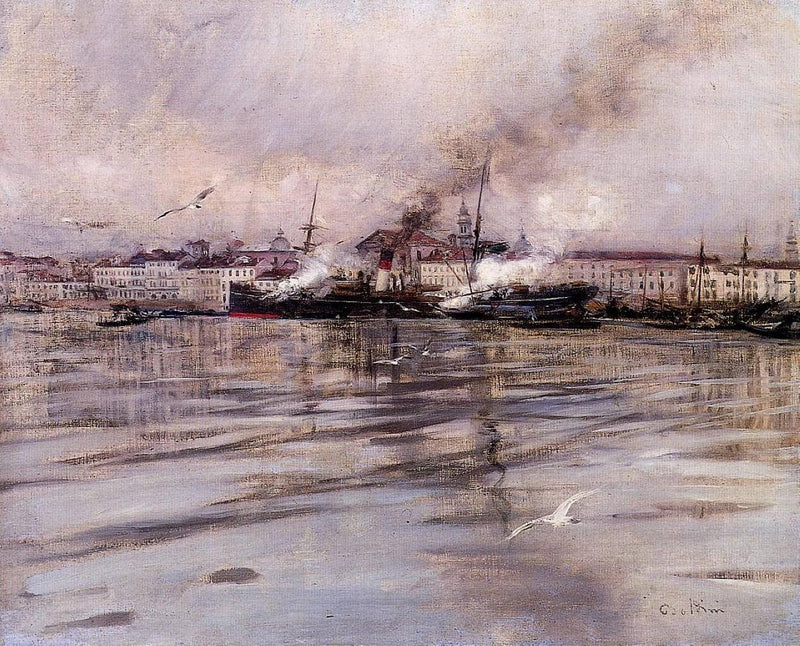 View of Venice by Giovanni Boldini — Oil Painting Reproduction