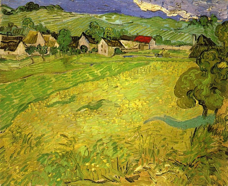 View of Vessenots near Auvers by Vincent van Gogh — Oil Painting Reproduction