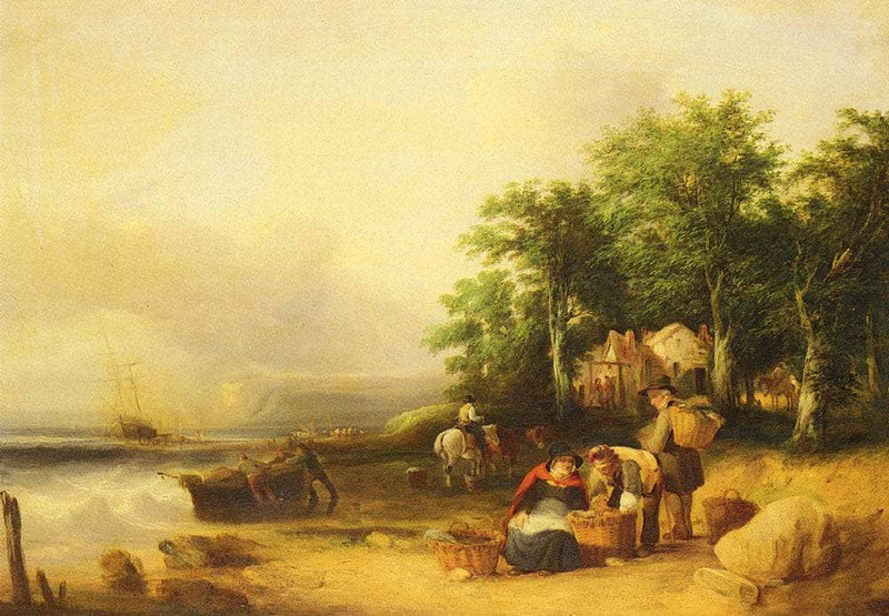 View On The Isle Of Wight by William Shayer — Oil Painting Reproduction