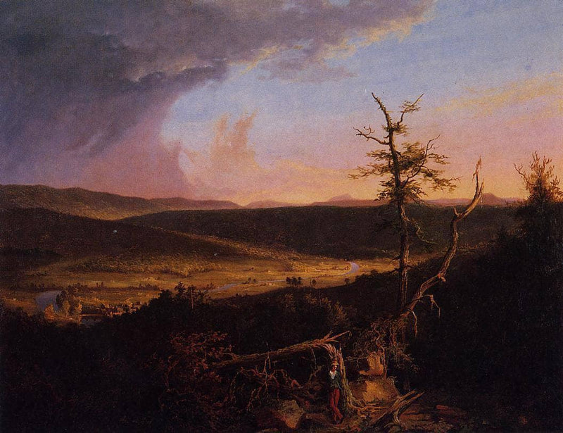 View on the Schoharie by Thomas Cole — Oil Painting Reproduction